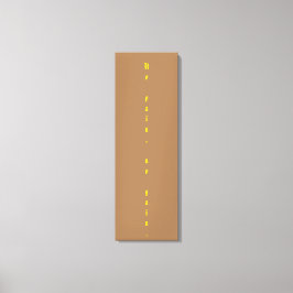 GYM-Motivationsziffern und hellbraun Leinwanddruck