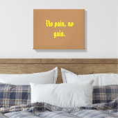 GYM-Motivationsziffern und hellbraun Leinwanddruck (Insitu (Schlafzimmer))