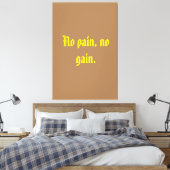 GYM-Motivationsziffern und hellbraun Leinwanddruck (Insitu (Schlafzimmer))