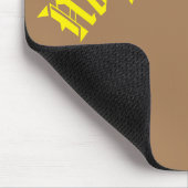 GYM-Motivationsziffern und hellbraun Mousepad (Ecke)