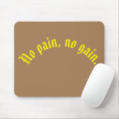 GYM-Motivationsziffern und hellbraun Mousepad (Mit Mouse)