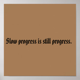 GYM-Motivationsziffern und hellbraun Poster