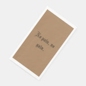GYM-Motivationsziffern und hellbraun Serviette (Ecke)
