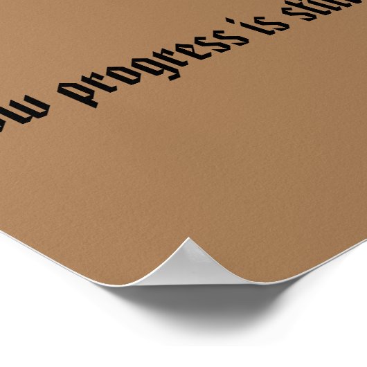 GYM-Motivationsziffern und hellbraunes Poster (Ecke)