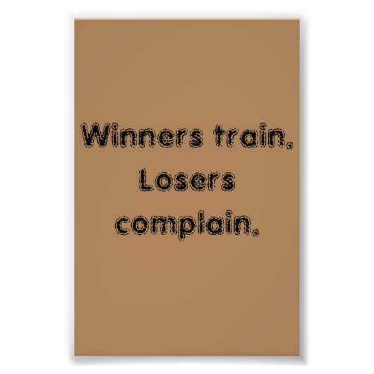 GYM-Motivationsziffern und hellbraunes Poster (Vorne)