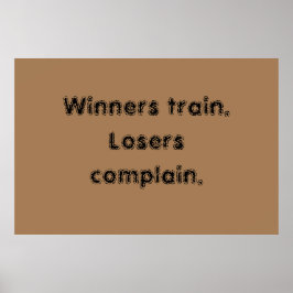 GYM-Motivationsziffern und hellbraunes Poster