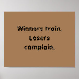 GYM Motivationszitate und hellbrauner Poster