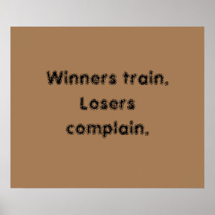 GYM Motivationszitate und hellbrauner Poster