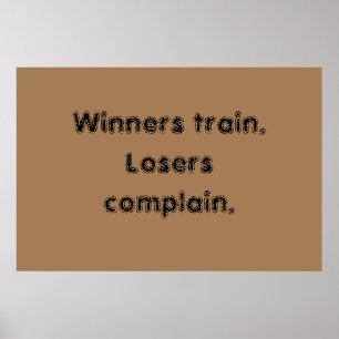 GYM Motivationszitate Und Hellbraunes Poster