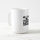 GYM-motivierend Design Kaffeetasse (Vorderseite Links)