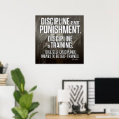 Gym Motivierend Poster (Heimbüro)