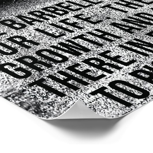 Gym Motivierend Poster (Ecke)