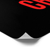 Gym motivierend Zitat: Keine Herausforderung Poster (Ecke)