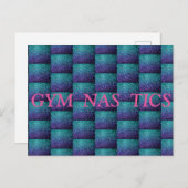 GYM-NAS-TICS - GYMNASTIK POSTKARTE (Vorne/Hinten)