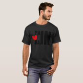 GYM NO PAIN NO GAIN WORKOUT T-Shirt (Vorne ganz)