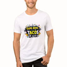 Gym Now Tacos Spater Bella+Leinwand Tri-Blend T - 