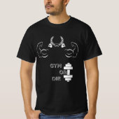Gym oder Stirb T-Shirt – Hartes Fitness-Motivation (Vorderseite)