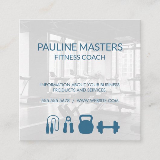 Gym Owner | Fitness Coach | Personal Trainer Terminkarte (Vorderseite)