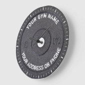 Gym Owner Fitness Instructor Gym Coach Workout Große Wanduhr (Winkel)