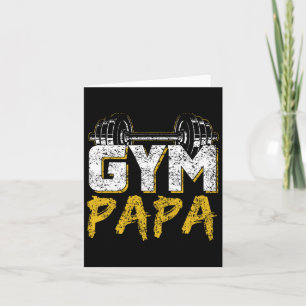 Gym Papa Training Weightlift Fitness Workout Da Karte
