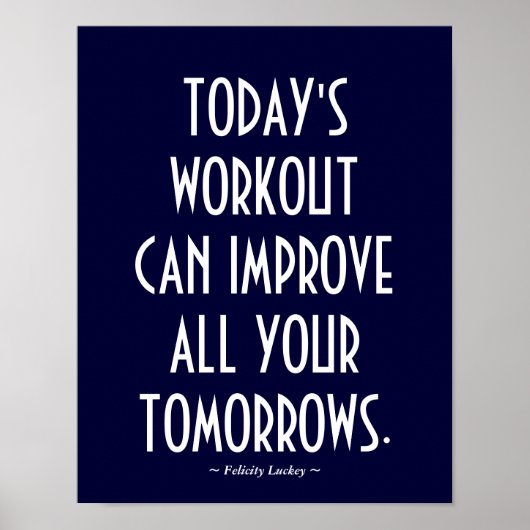 Gym-Poster 48 Poster (Vorne)