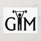 GYM POSTKARTE (Vorderseite)