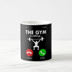 Gym Powerlift Bodybuilding Sprichwort Geschenk Kaffeetasse
