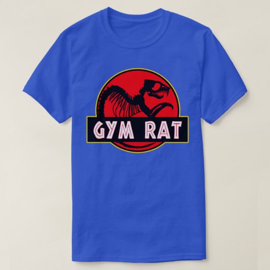 Gym Rat Bodybuilding Fitness T-Shirt (Design vorne)