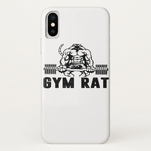 Gym Rat Case-Mate iPhone Hülle (Rückseite)