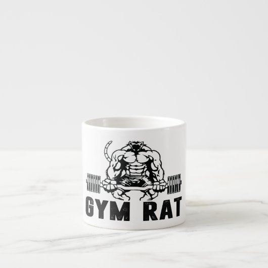 Gym Rat Espressotasse (Vorderseite)