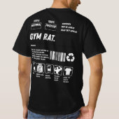Gym Rat Formula: Handle With Gains Premium design T-Shirt (Rückseite)