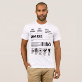 Gym Rat Formula: Handle With Gains T-Shirt (Vorne ganz)
