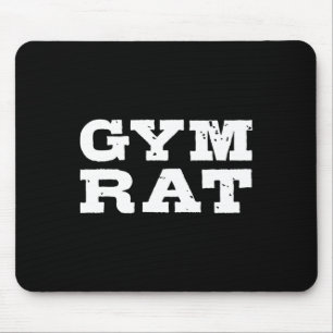 Gym Rat Funny Bodybuilding Workout 1 Mousepad