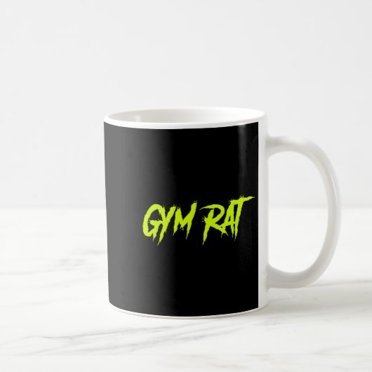 Gym Rat gibt Men Essential Clothes Fitness Kaffeetasse (Rechts)
