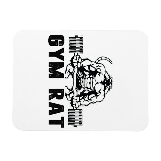 Gym Rat Magnet (Horizontal)