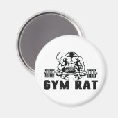 Gym Rat Magnet (Vorderseite/Rückseite)