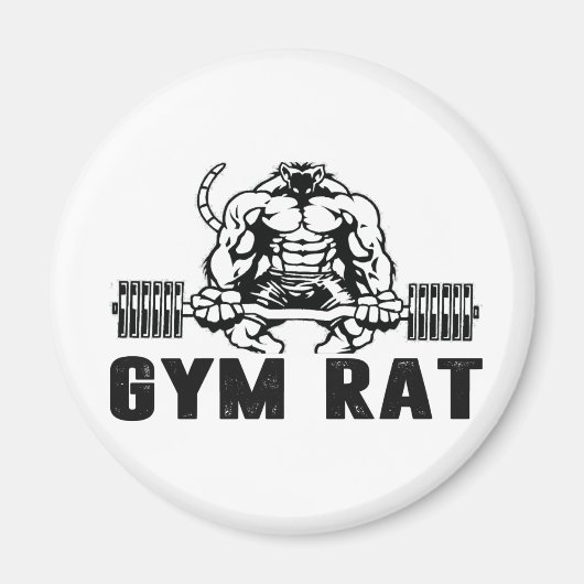 Gym Rat Magnet (Vorne)
