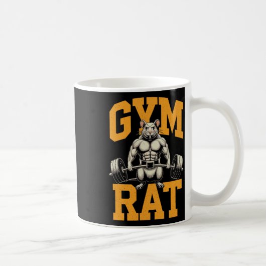 Gym Rat Meaning Gym Rat Kostümgewicht Hubgym Kaffeetasse (Rechts)