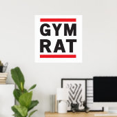 Gym Rat Poster (Heimbüro)