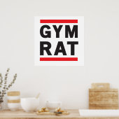 Gym Rat Poster (Küche)