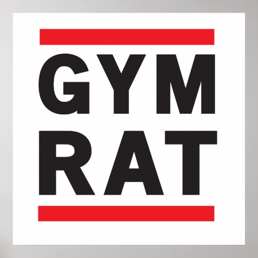 Gym Rat Poster (Vorne)