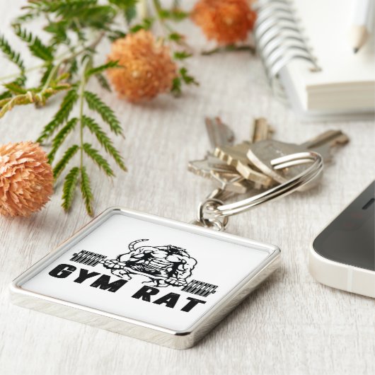 Gym Rat Schlüsselanhänger (Seite)