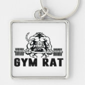 Gym Rat Schlüsselanhänger (Vorne)