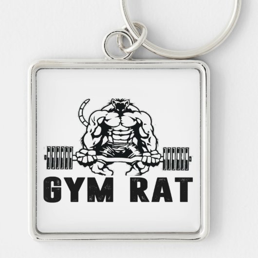 Gym Rat Schlüsselanhänger (Vorne)