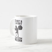 Gym Rat vs Gym Unicorn - Funny Workout Inspiration Kaffeetasse (Vorderseite Links)