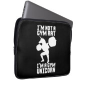 Gym Rat vs Gym Unicorn - Funny Workout Inspiration Laptopschutzhülle (Vorne Rechts)