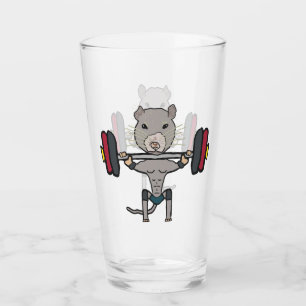 Gym Rat Weightlift Glas