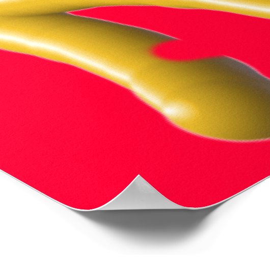 Gym Rat Weightlift Poster (Ecke)