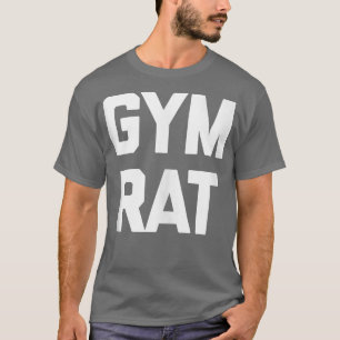 Gym Rat witziger Trainingskurs für die coole Fitne T-Shirt