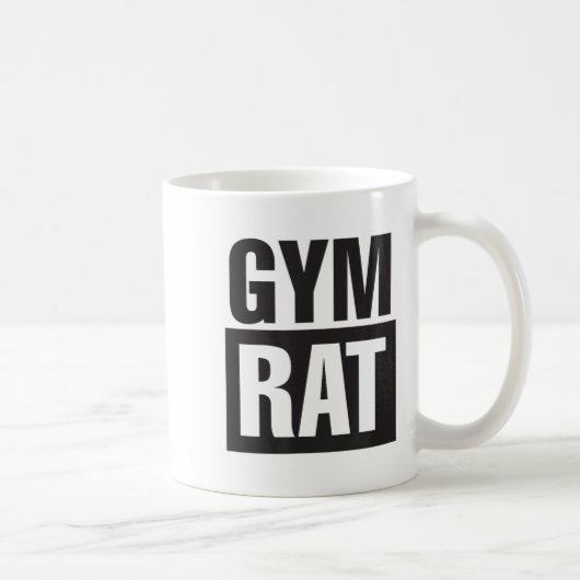 Gym Rat - Workout - Hustle - Fitness - Motivation  Kaffeetasse (Rechts)